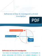 Linea y Nivel de Investigacion