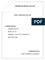 Mahek Raval Sem 2 (B) Project Contract Law