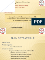 Comportement Tridimensionnel Des Sable: Comparaison D'essais Véritablement Triaxiaux Et D'essais Sur Cylindre Creux