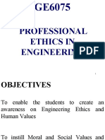 Ethics Unit I Human Values