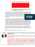 Informaţii privind accesul cetăţenilor Republicii Moldova pe teritoriul altor state 