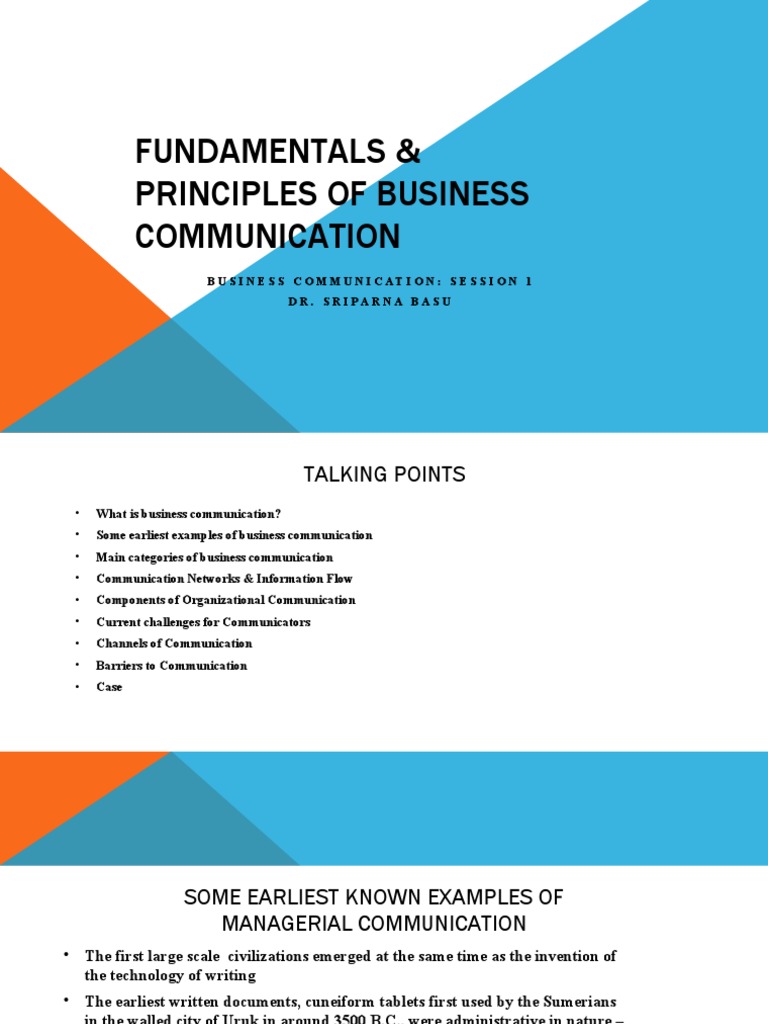 Business Communication Fundamentals | PDF | Cross Cultural ...