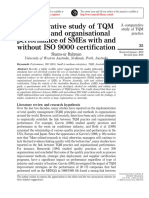 A Comparative Study of TQM and SME Rahman 2001 PDF