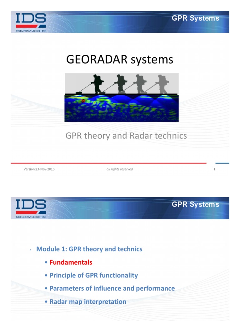 Gpr Theory Pdf Antenna Radio Telecommunications Engineering