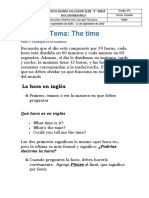 Ingles - The Time PDF