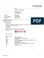 Safety Data Sheet: Sodium Chromate Solution