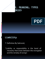 Liability, Meaning, Types and Theories
