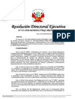 Rde N°135-2020 Minedu Becas Segunda Convocatorio Pronabec PDF
