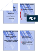 Nutrientes, Metabolismo e Energia