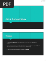 Java Concurrency: Threads