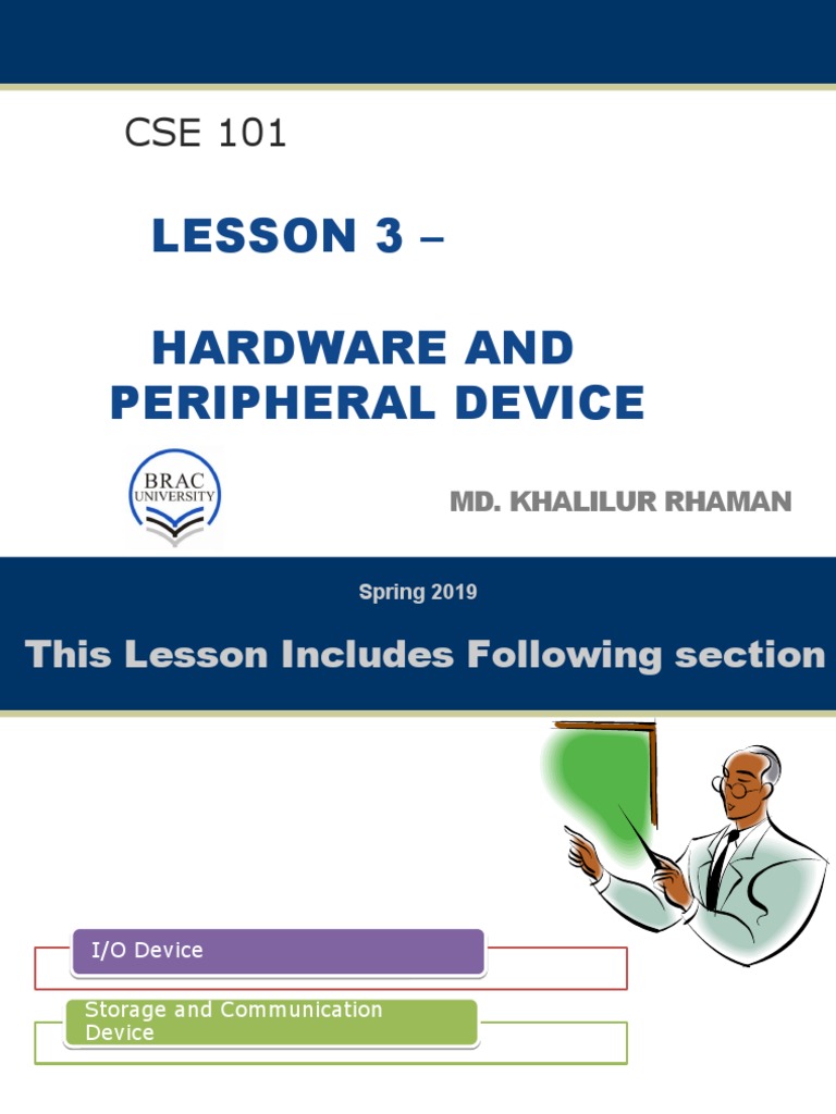 Overview Of Peripheral Devices Pdf Printer Computing Computer
