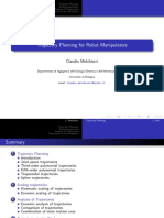 Robot Manipulator Trajectory Planning Guide