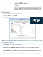 T.2 Creating Customized Reports