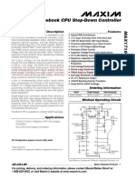 Notebook CPU Step-Down Controller: General Description Features