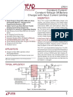 Features Descriptio: LT1511 Constant-Current/ Constant-Voltage 3A Battery Charger With Input Current Limiting