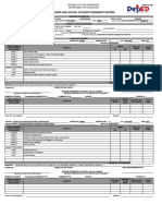 Form 137-SHS Senior High School Student Record