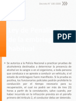 Ley de Penalización de La Embriaguez Habitual