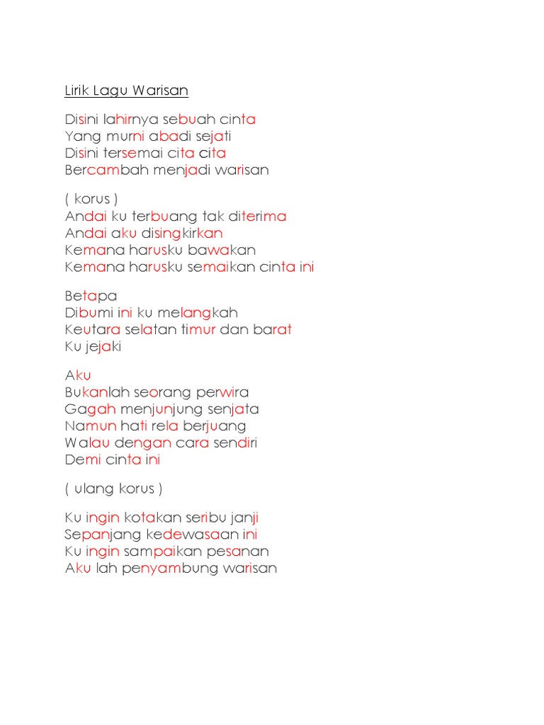 Lirik Lagu Rela Demi Cinta By Thomas Arya Gejag