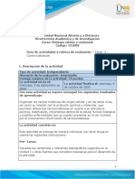 Guía de Actividades y Rúbrica de Evaluación - Unidad 1 - Tarea 2 - Contextualización PDF