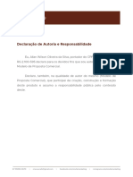 Declaração de Autoria PDF
