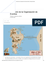 Evolución de La Organización de Eventos