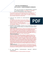 Teoria de La Personalidad - Guia de Autoaprendizaje - Condicionamienti Clasico y Operante