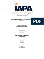 Derecho Administrativo y Sus Procedimientos - Roberto - Tarea VII - 14-08-2020