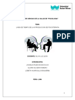 Linea de Tiempo de La Introduccion A La Psicoterapia