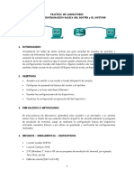 Configuración básica de router y switch