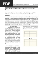 Seismic Study of Building With Roof Top Telecommunication Towers