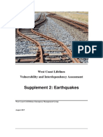 Supplement 2: Earthquakes: West Coast Lifelines Vulnerability and Interdependency Assessment