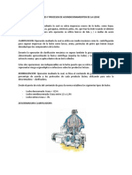 Operaciones y Procesos de Acondicionamientos de La Leche (Informacion Complementaria)