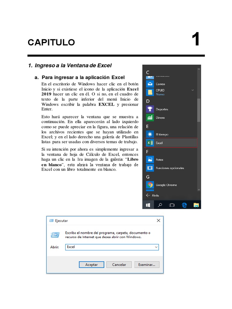 Manual Básico de Excel 2019 | PDF | Hoja de cálculo | Microsoft Excel