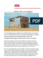 25. Articulo Smena (2014). La crisis política de La Guajira