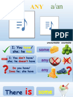 Grocery list with countable and uncountable nouns