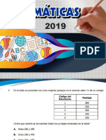 Matemáticas - Monteria 2019