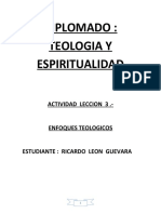 Tercera Actividad Diplomado Teologia y Espiritualidad