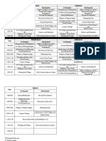 Time Monday Tuesday 1st Semester 2nd Semester 1st Semester 2nd Semester