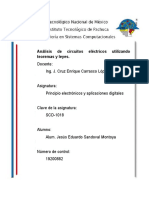 2.análisis de Circuitos Eléctricos Utilizando Teoremas y Leyes.