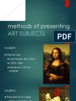 Lesson 1 E.1 Methods-Of-Presenting-Art-Subjects PDF