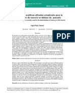 Metodologías Analíticas Utilizadas Actualmente para La Determinación de Mercurio en de Pescado