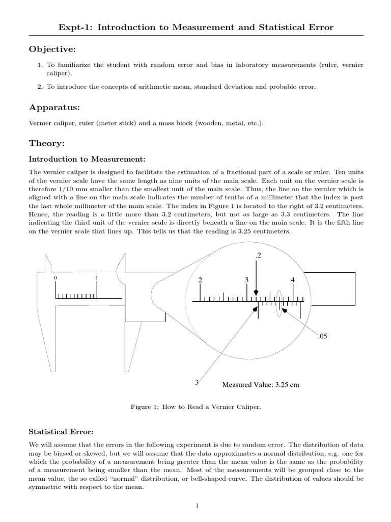 Standard Error in Measurement Techniques | PDF | Standard Deviation ...