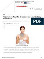 Hacer Jabón Líquido - 2 Recetas Caseras Fáciles y Económicas - E-Consejos PDF