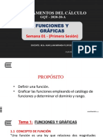 SEMANA 01 - Sesión 1 - FUNCIONES Y GRÁFICAS PDF