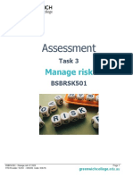 Assessment Task 3 - BSBRSK501