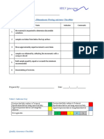 Sampling Bituminous Paving Mixture Checklist: Project