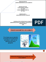 Presion Barometrica en Aumento