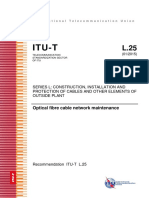 Optical Fibre Cable Network Maintenance