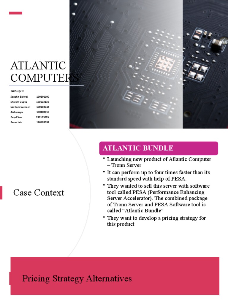 Atlantic Case | PDF | Pricing | Sales