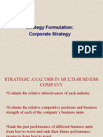 Formulate Corporate Strategy with BCG Matrix & GE Business Screen